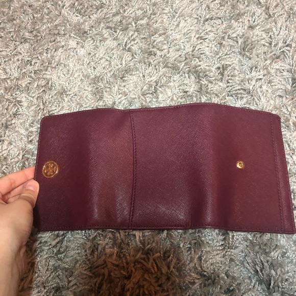 Tory Burch Burgundy Wallet - Picture 5 of 5